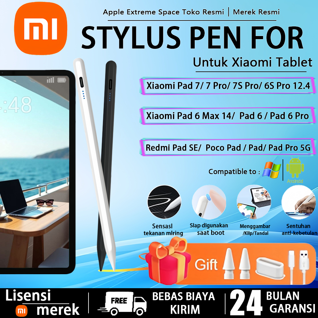 Jual Stylus Pen For Redmi pad se Xiao Mi Pad 6 Xiao Mi Pad 7 Stylus pen ...