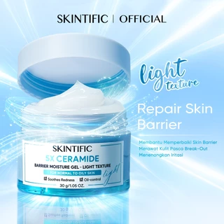 ⚡️READY STOCK⚡️[NEW LAUNCH]SKINTIFIC - 5X Ceramide Barrier Moisture Gel - Light Texture|Oil control moisturiser gel pencerah Wajah Calming Whitening Brightening Pelembab Wajah Pemutih Wajah Facial Moisturizer Skincare BPOM Tone Up  Day Cream