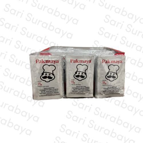 Jual Pakmaya Ragi Instan Sachet - 11gr ( 1Box Isi 15pack ) | Shopee ...