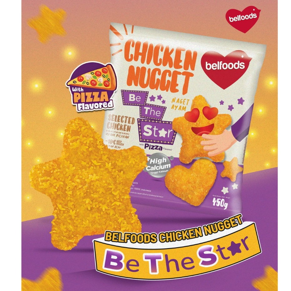 Jual BELFOODS Chicken Nugget BTS 500gram Rasa Pizza - Nugget Ayam ...