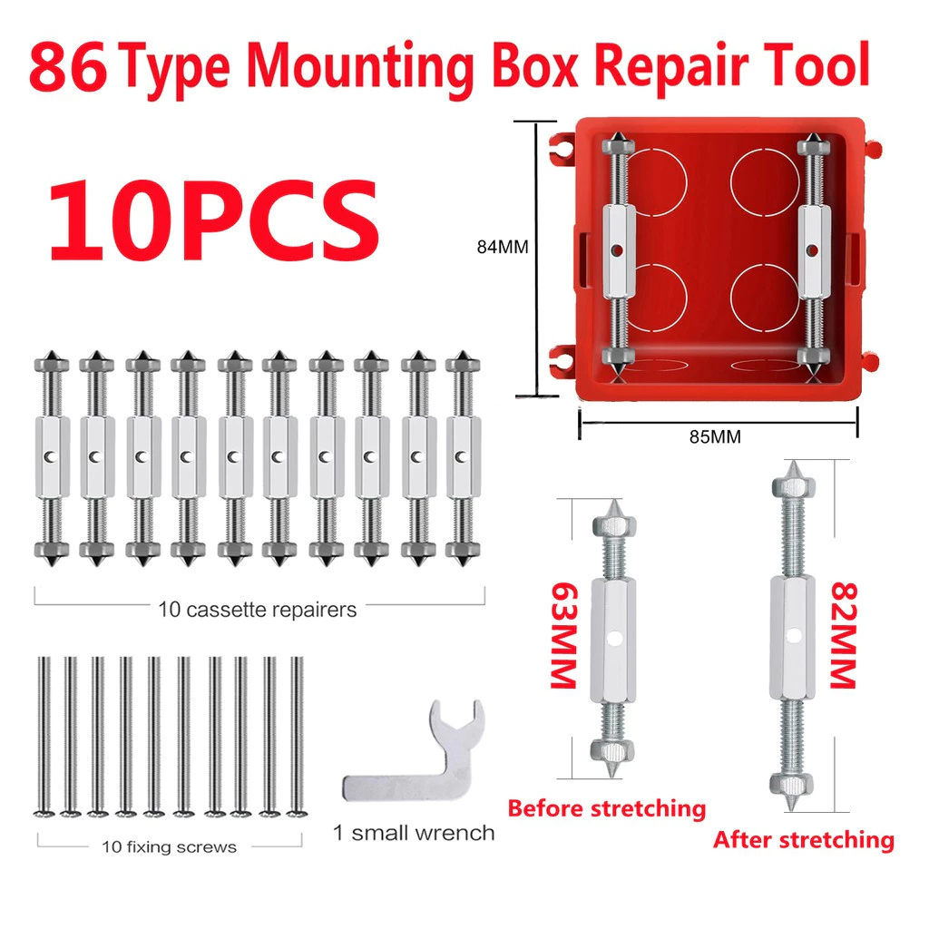 Jual Saklar Dinding Baut Sekrup penahan stop kontak Cassette Repairer ...