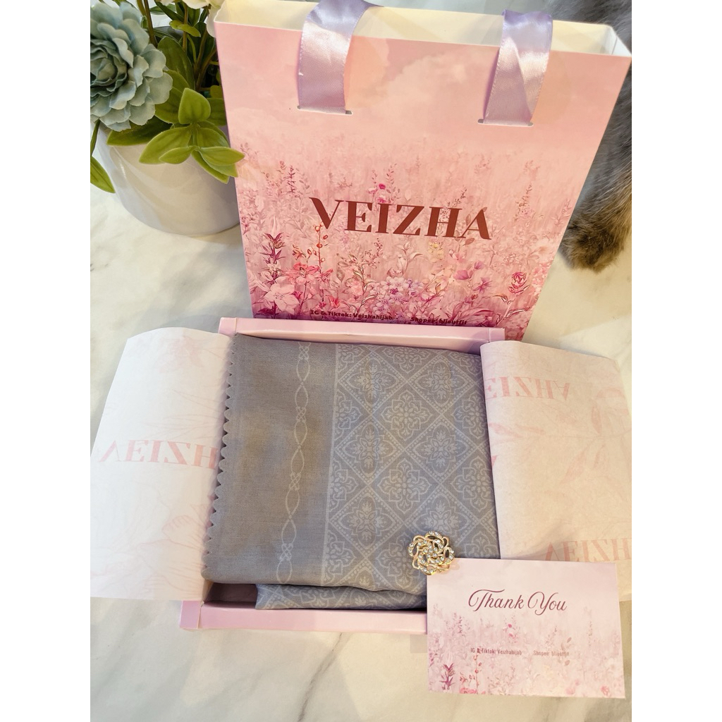 HiJab Gift Premium Exclusive UK Standar Free Bros Dan Card Ucapan