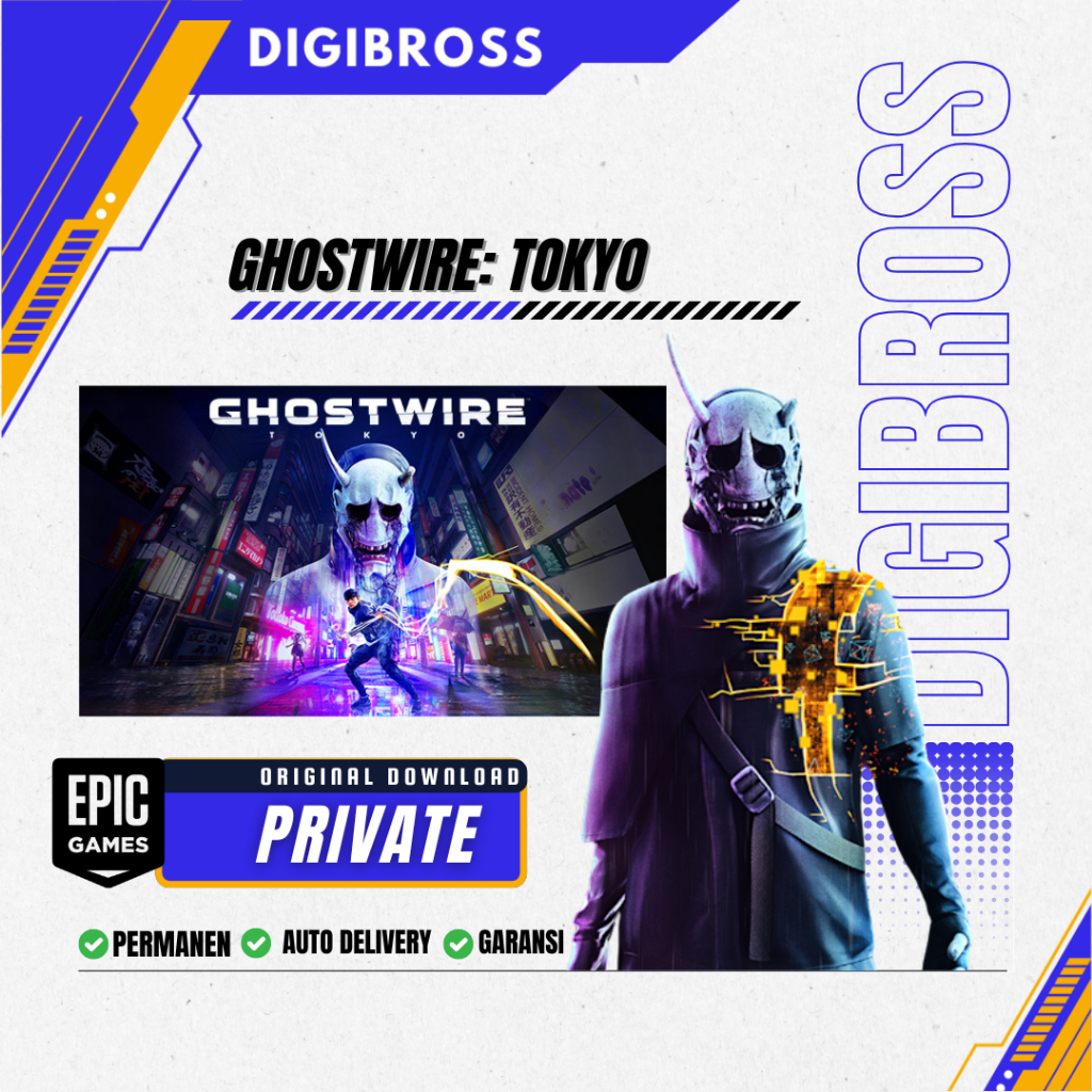 Jual Bonus Steam Key Ghostwire Tokyo Auto Delivery Epic Game