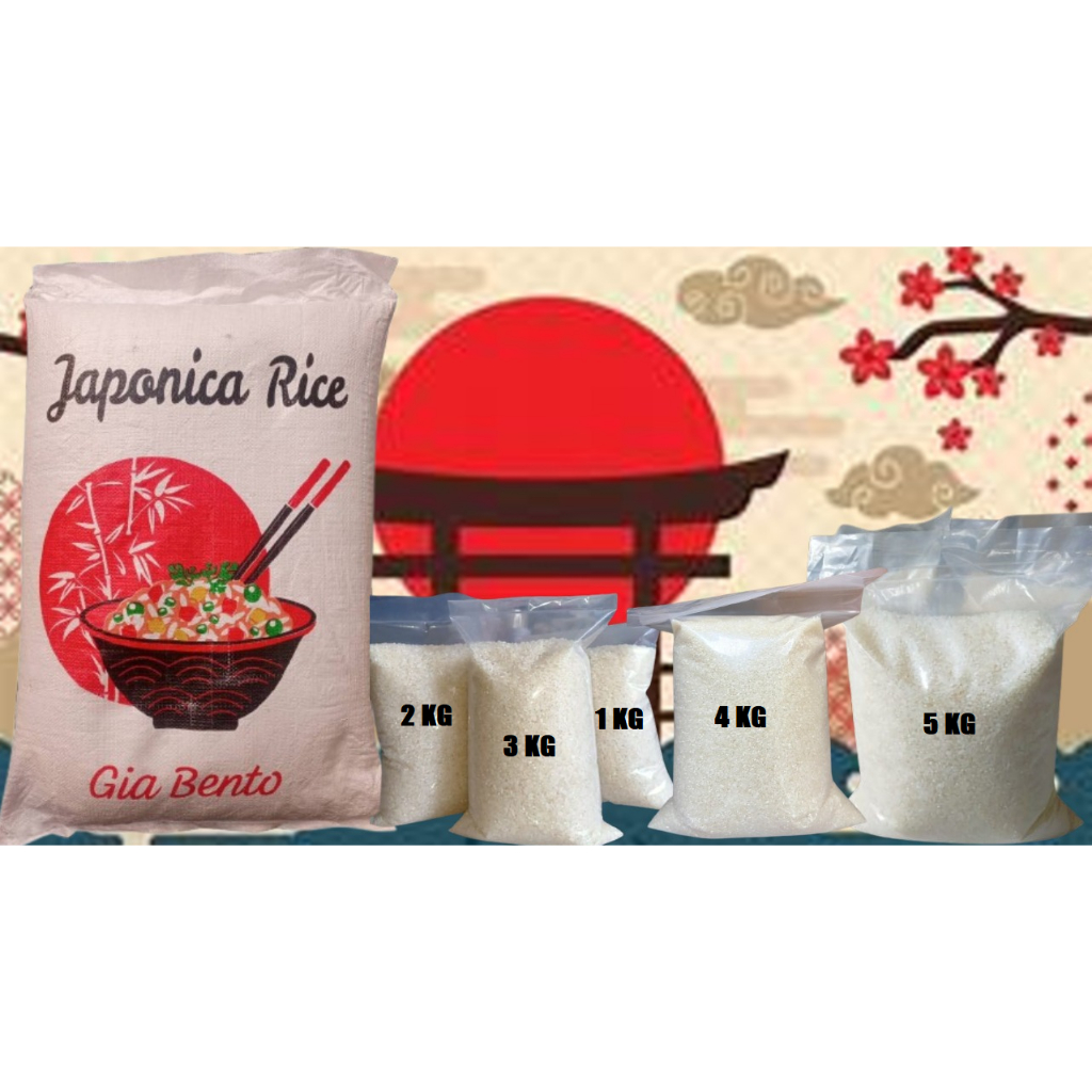 Jual Beras Jepang Sushi Japonica GIA BENTO Kemasan Repack 4 kg Japonica ...