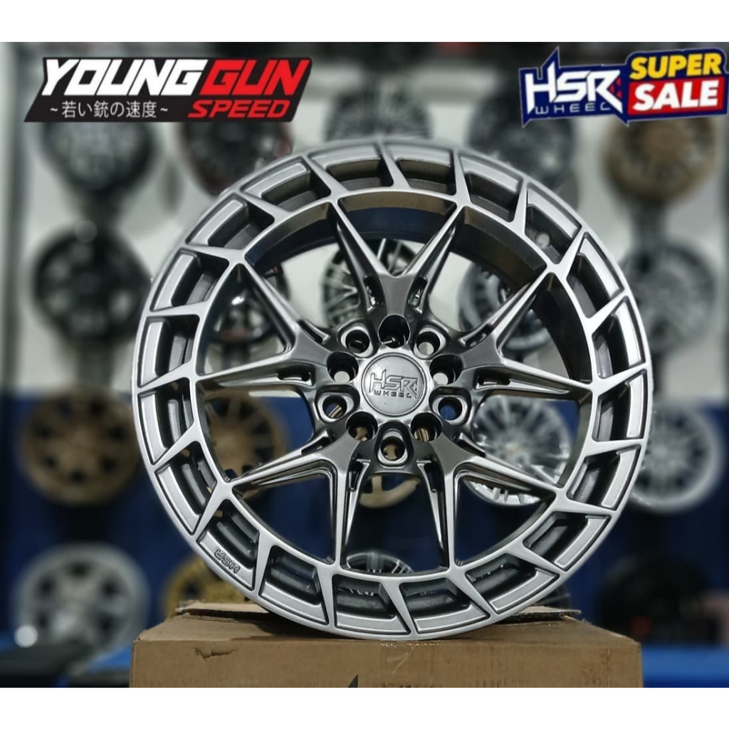 Jual velg mobil racing ring 18 hsr lps pelek mobil r18 lebar 8 lubang ...