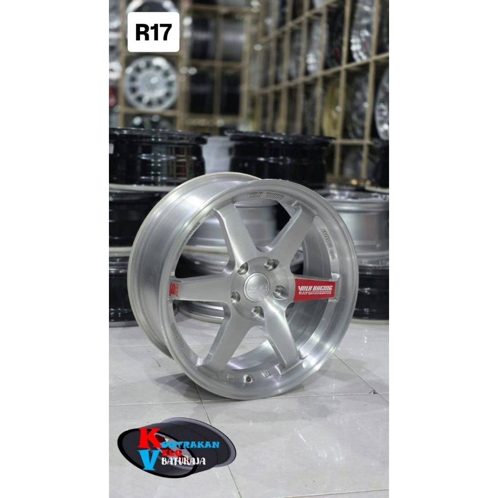 Jual Velg Volk Rays TE37 R17 Brush Polish 5x114 ( INNOVA ERTIGA RUSH ...
