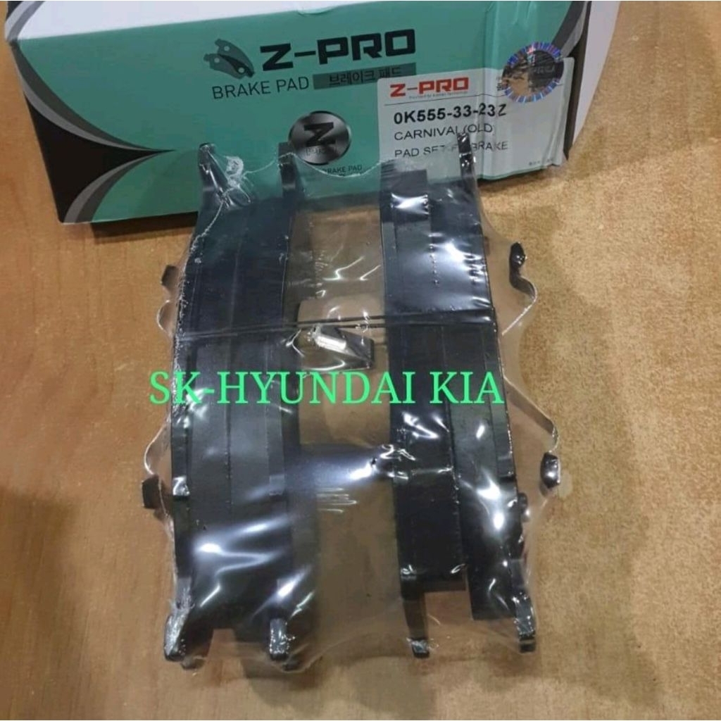 Jual KAMPAS REM DEPAN BRAKE PAD FRONT OK555-3323Z KIA CARNIVAL SINGEL ...