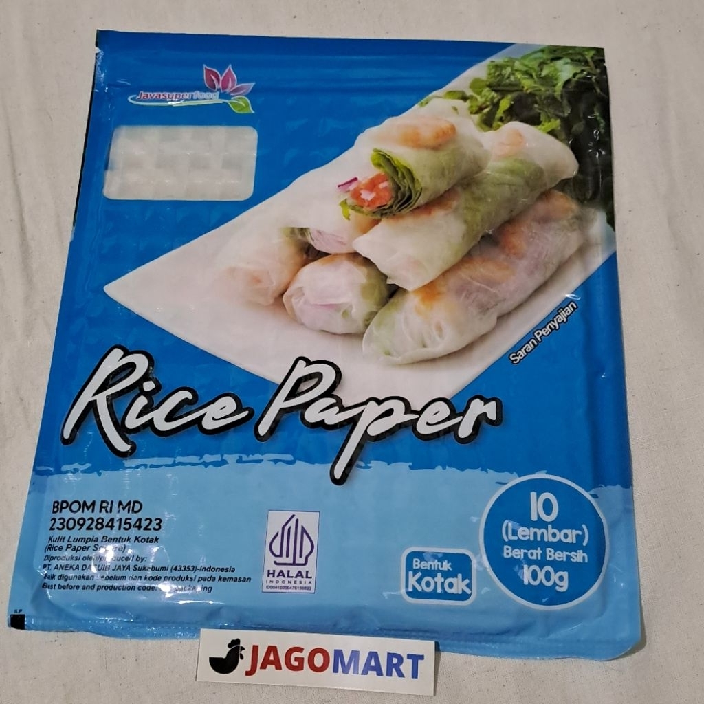 Jual Rice Paper Kotak 10 lembar | Shopee Indonesia