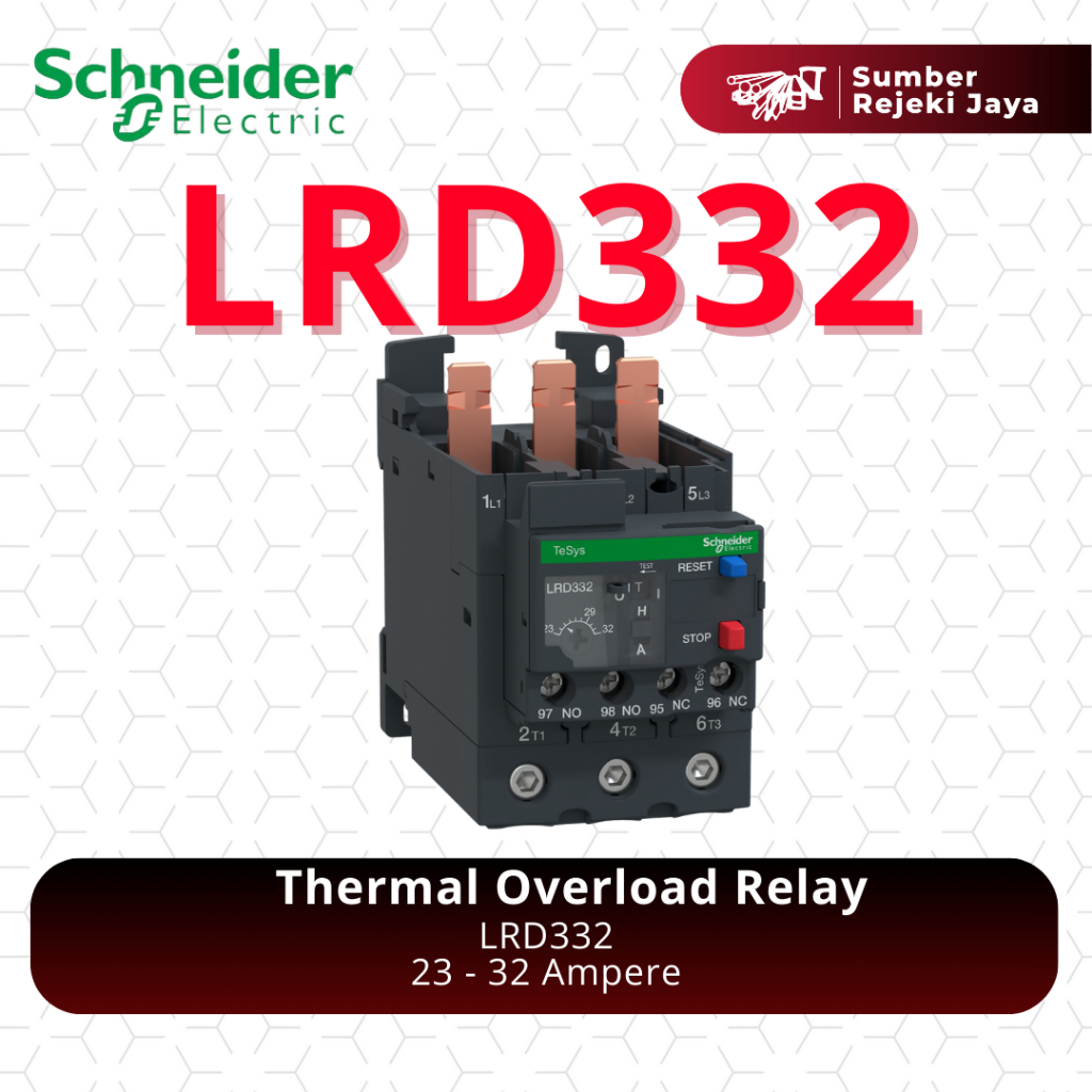 Schneider Thermal Overload Relay LRD332 23A - 32A