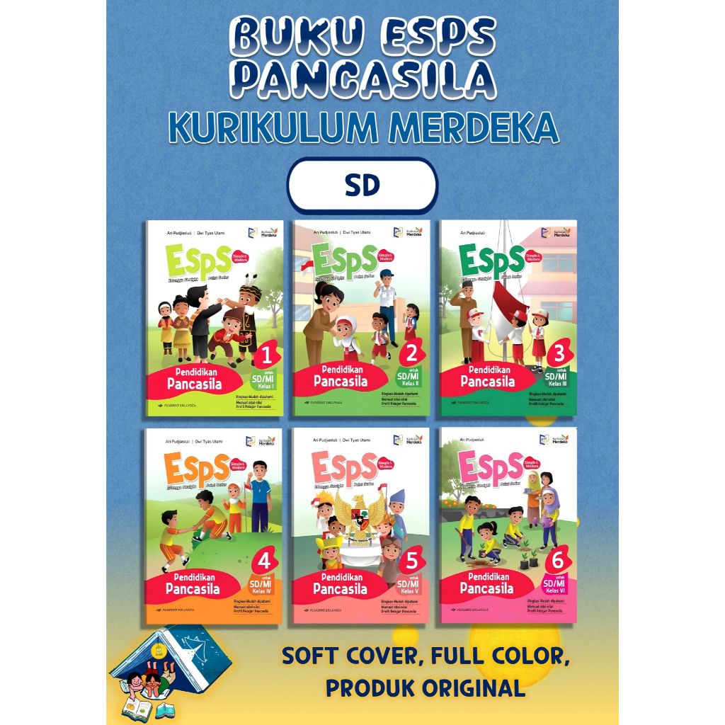 Jual Buku ESPS Pancasila Kelas 1 2 3 4 5 6 SD Kurikulum Merdeka ...