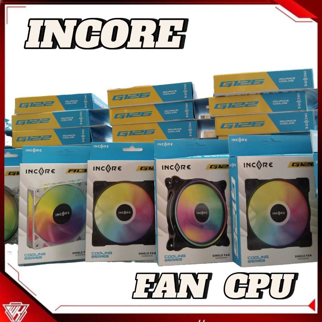 Jual Fan CPU/Casing INCORE Running/Non-running ARGB/RGB Ukuran 120 X ...