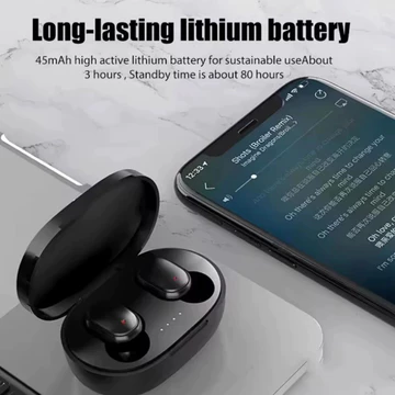 Aa168 Earbuds Tws Bluetooth 5.0 Earphone A6S Handsfree Aird0Ts Suara Jernih Dan Ngebass