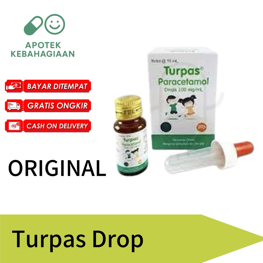 Jual TURPAS DROP 15ML BOTOL OBAT ANAK SAKIT GIGI PUSING | Shopee Indonesia