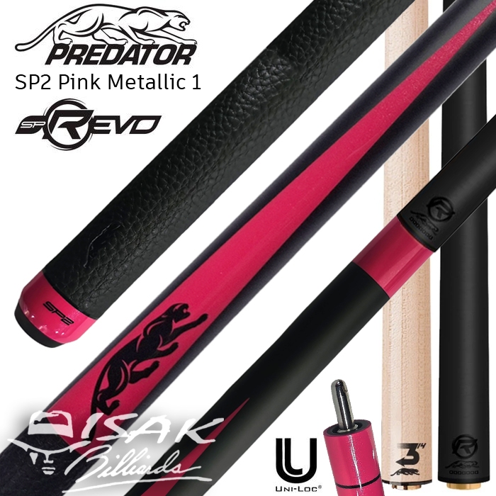 Jual Predator SP2 Metallic Pink 1 Pool Cue - Billiard Pool Cue