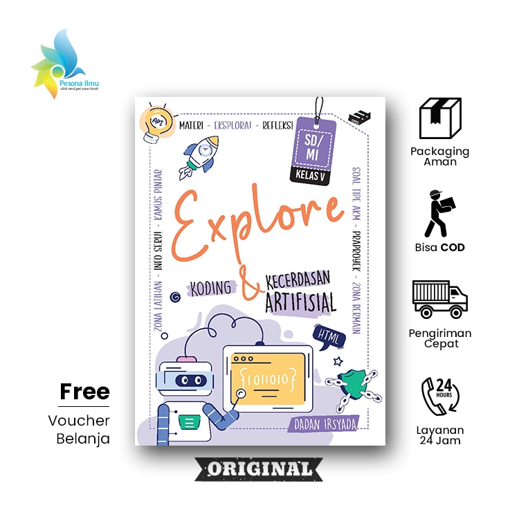 Jual Explore Koding & Kecerdasan Artifisial SD/MI Kelas 5 & 6 ...