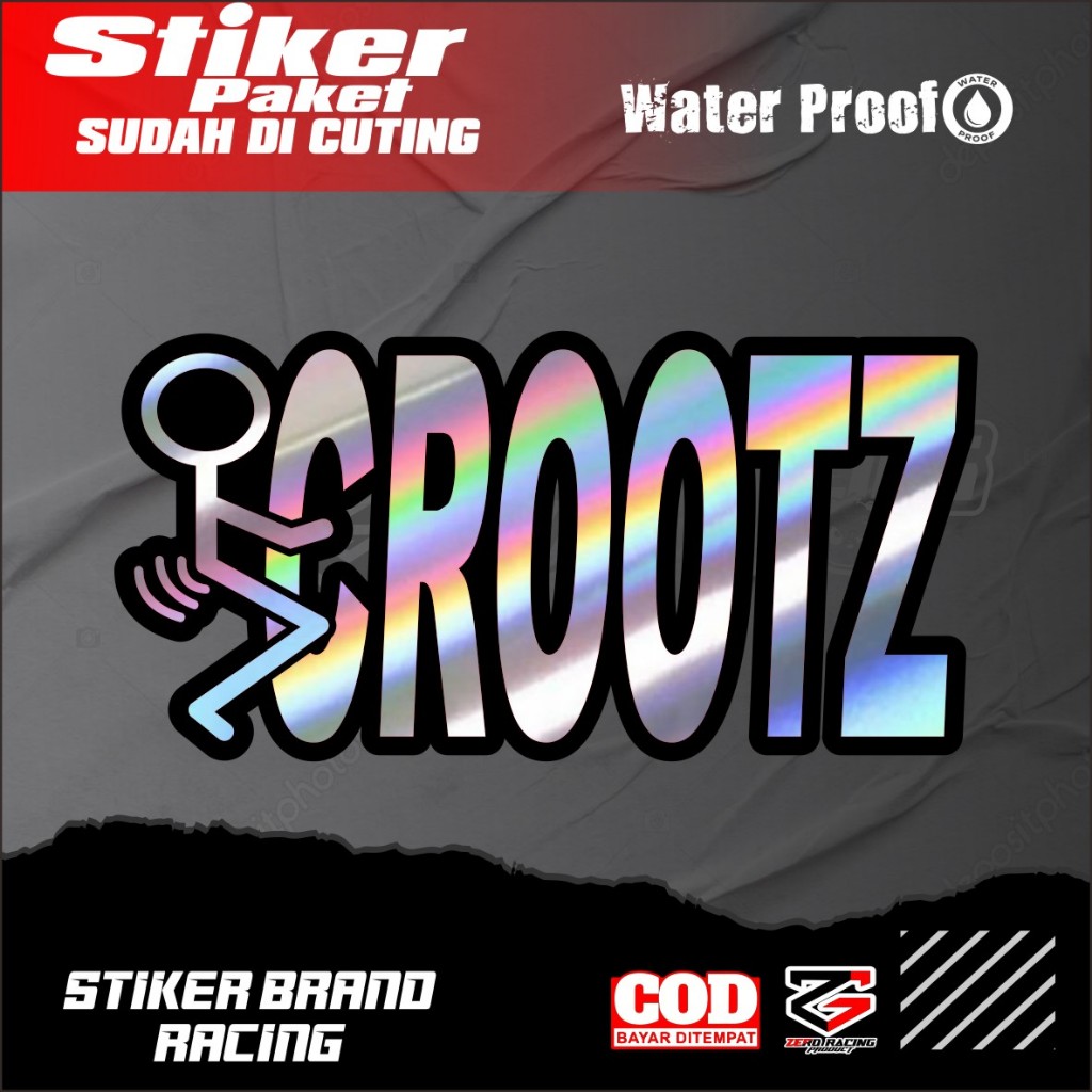 Jual stiker tempel crootz stiker cutting tahan air | Shopee Indonesia
