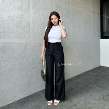 Celana Highwaist Araa Pants Celana Kulot Highwaist Loose Pants Wanita Dewasa Panjang Premium Wol