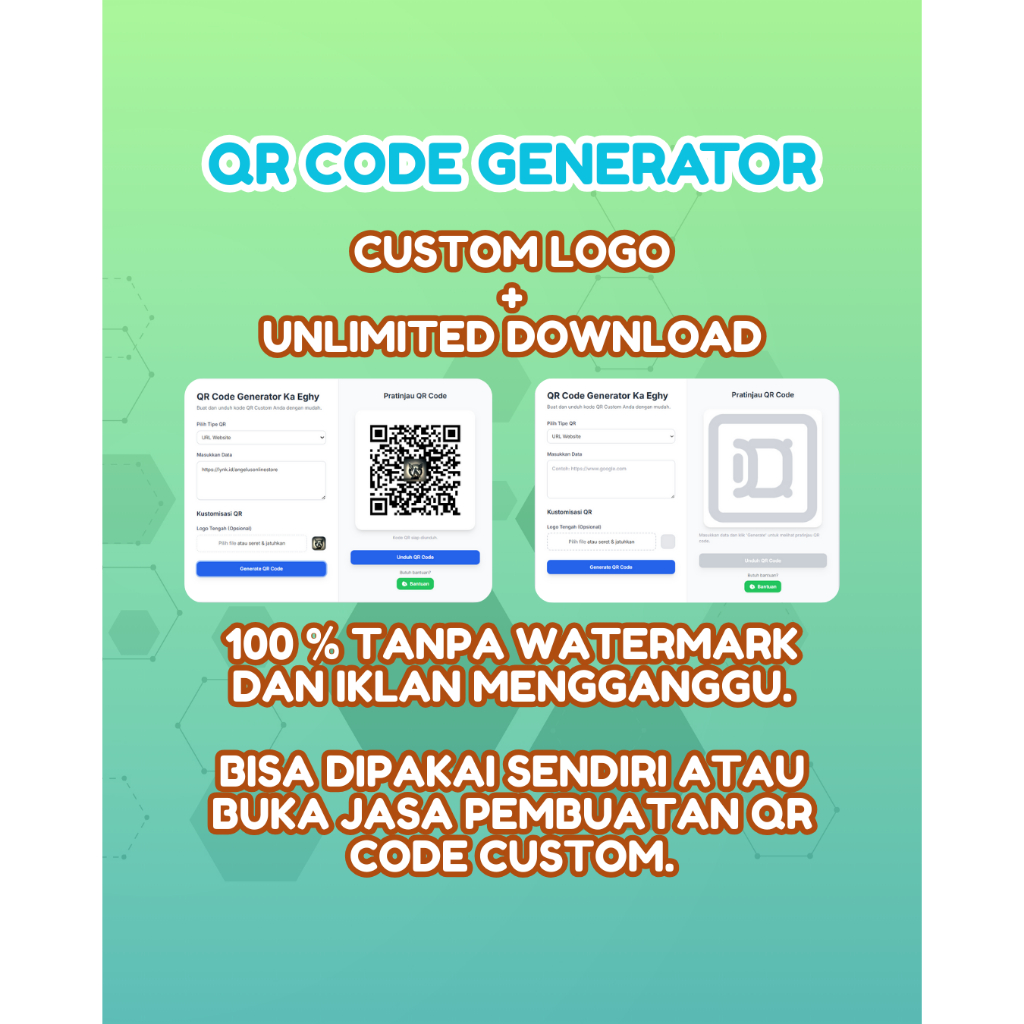 Jual Custom Desain QR Code Generator | Shopee Indonesia
