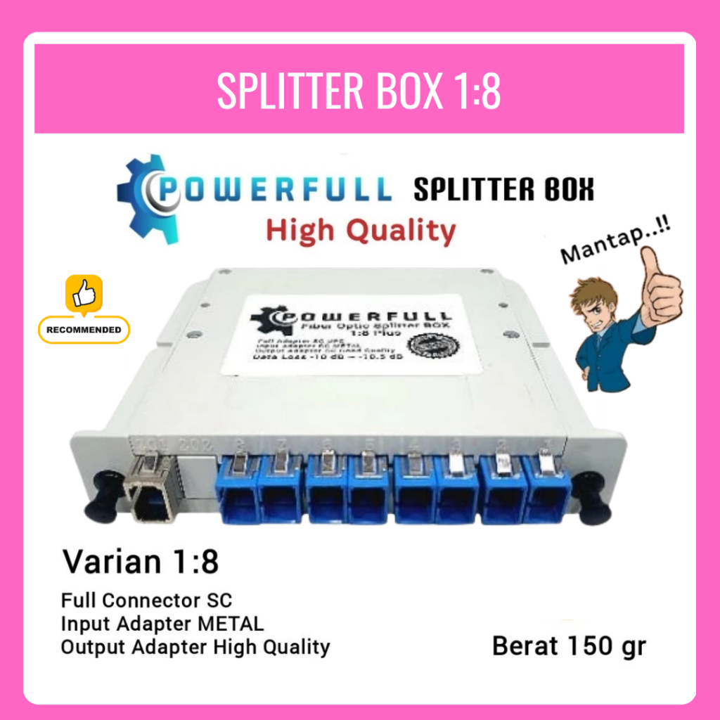 Jual Powerfull Splitter Box 1:8 High Quality - ORIGINAL | Shopee Indonesia