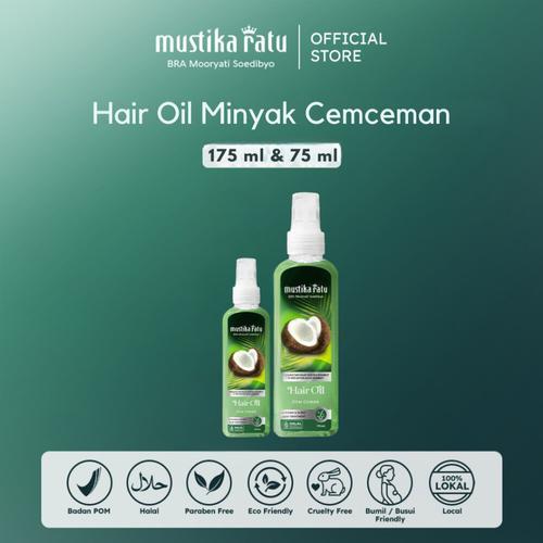 Jual Mustika Ratu Hair Oil Minyak Cem-Ceman / 75 ML / 175 ML ...