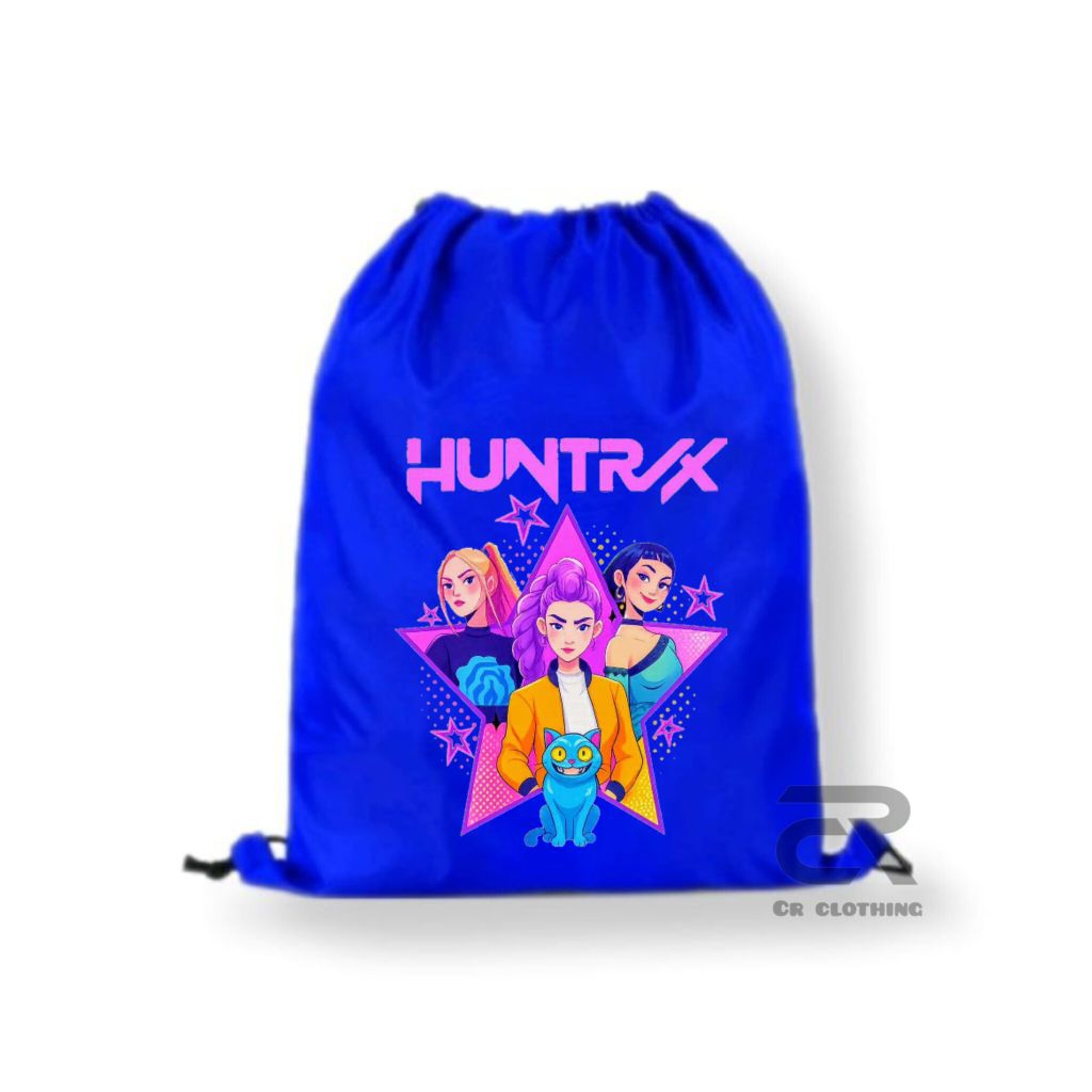 Jual Tas Serut String Bag Huntrix Kpop Demon Hunters Friends Free Nama ...