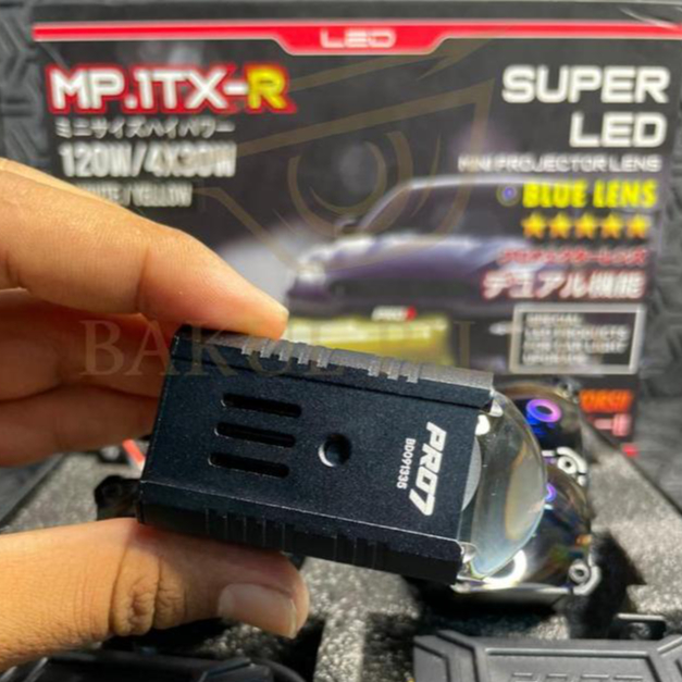 Jual [GRATIS EXTRA KAOS] MINI PROJIE Pro7 MP.1TX-R Super LED Blue Lens ...