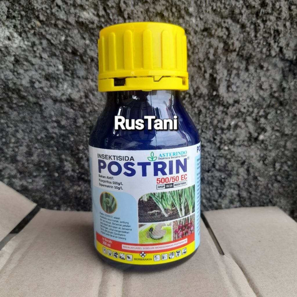 Jual INSEKTISIDA POSTRIN 500/50 EC 200ml bahan aktif : klorpirifos 500g ...