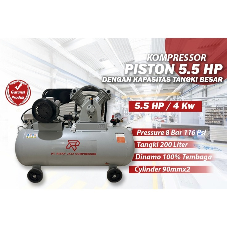 Jual Kompresor Angin 5 hp Compressor Udara 4 KW Kompresor Piston 3 ...