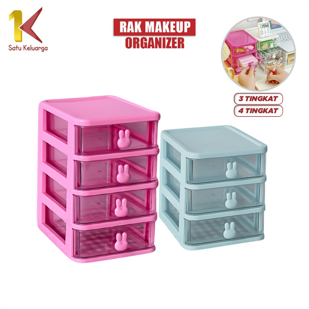 Jual Satu Keluarga Rak Meja Laci Penyimpanan K152 Rak Kosmetik ...