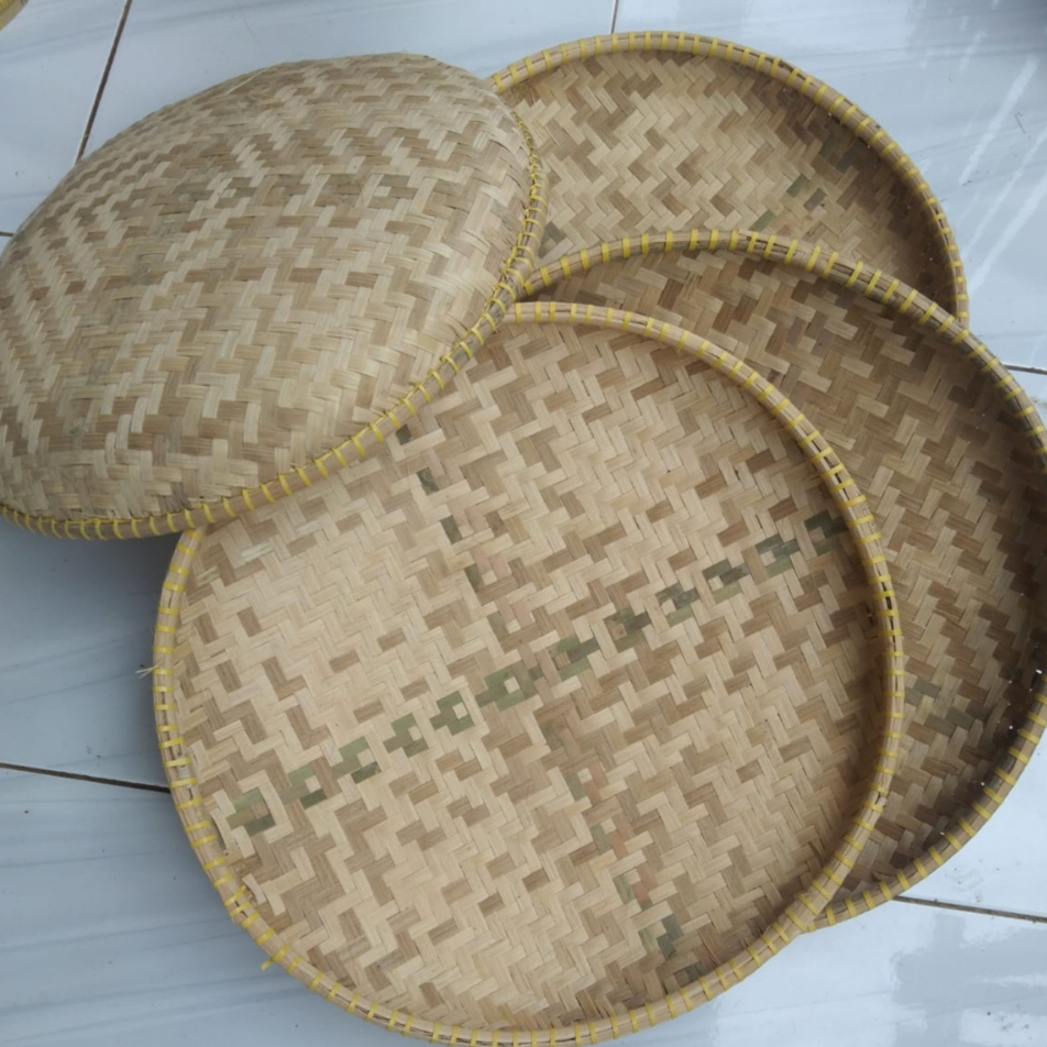 Jual Tampah bambu 40cm/ Nampan dari Bambu/ Anyaman Tradisional | Shopee ...