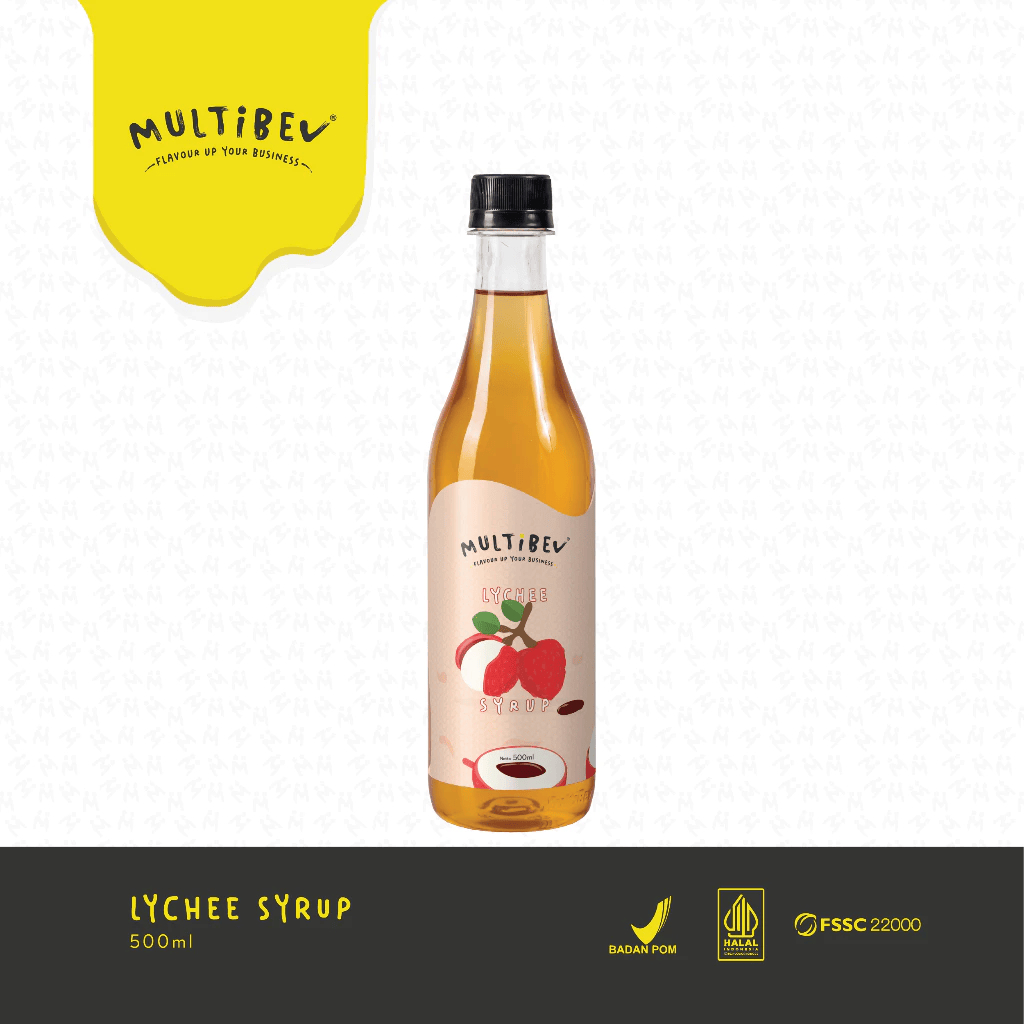 Jual Multibev Lychee Syrup 500 ml - Multibev Sirup Rasa Buah Leci 500 ...