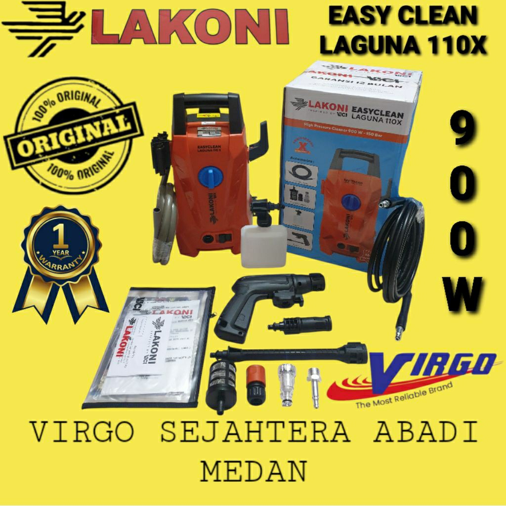 Jual EASY CLEAN LAGUNA 110X MESIN STEAM HIGH PRESSURE WASHER JET ...