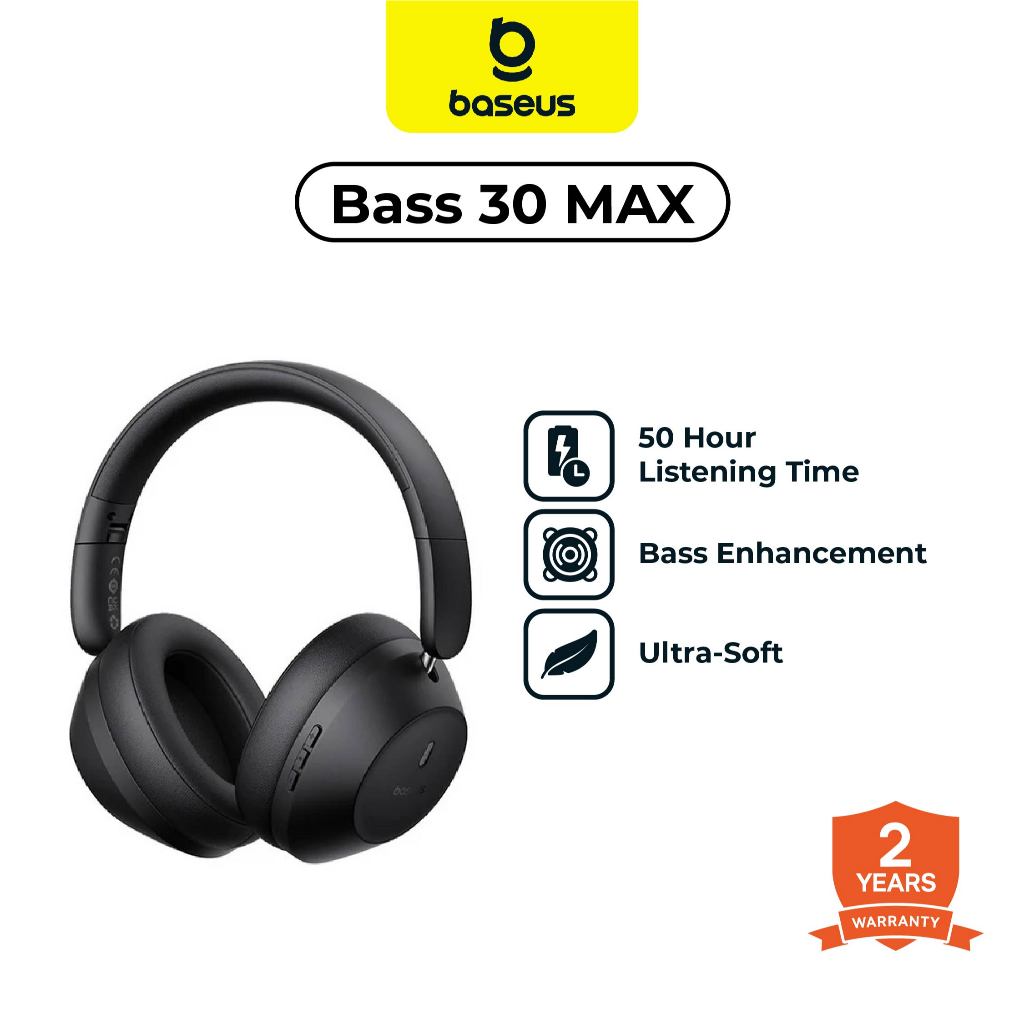 Extra Bass Ultra Bass Headphones BASEUS Headphone Bass 30 Max