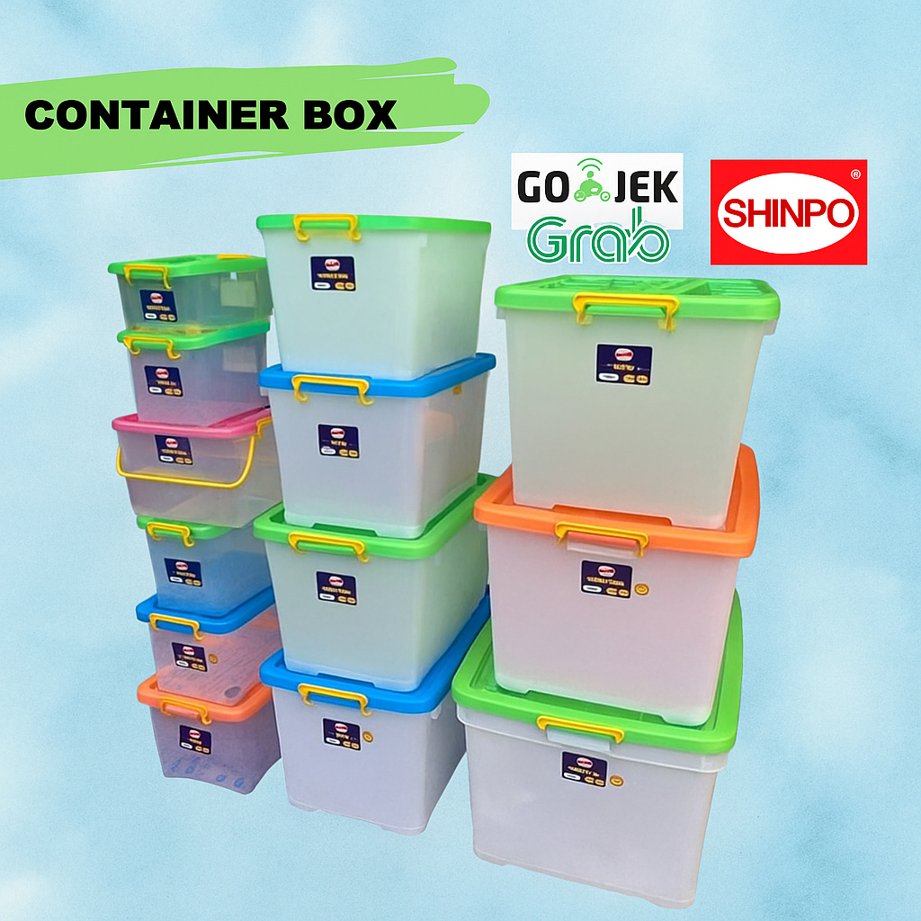 Jual SHINPO - Container Box 8-10-15-25-30-45-60-70-95-130-150-195 Liter ...