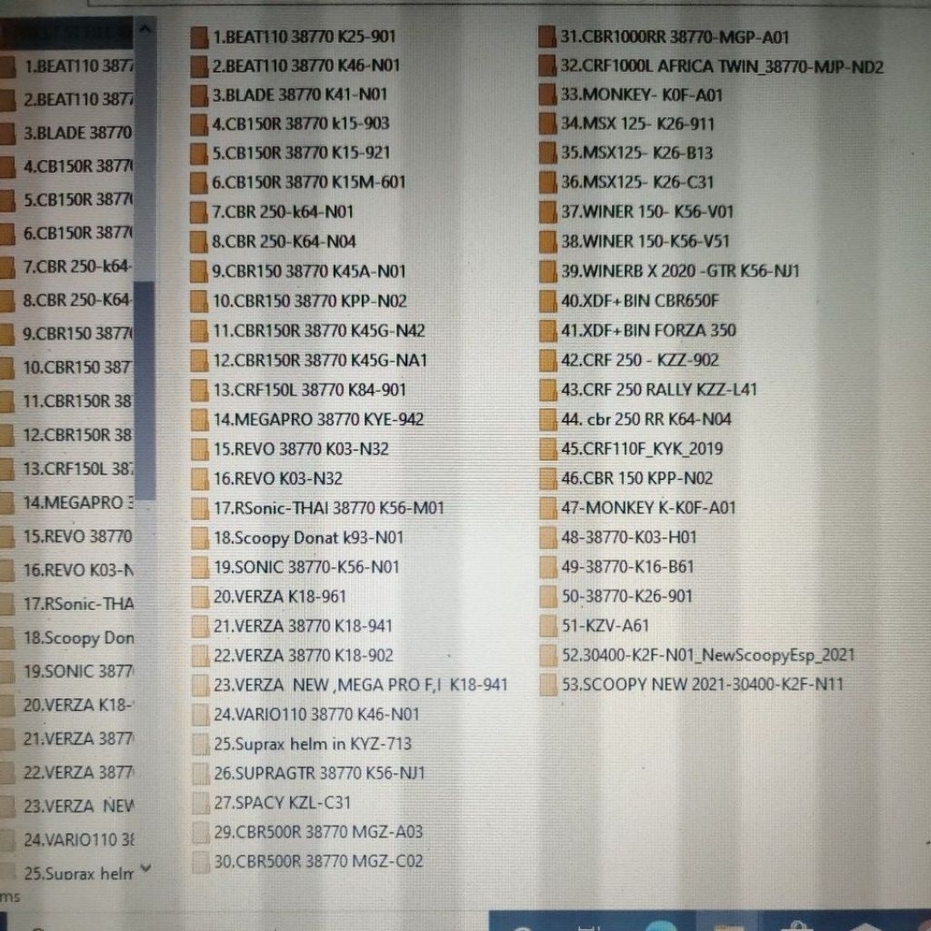Jual Paket File bin xdf Motor Remap Komplit Keihin & Shindengen ...