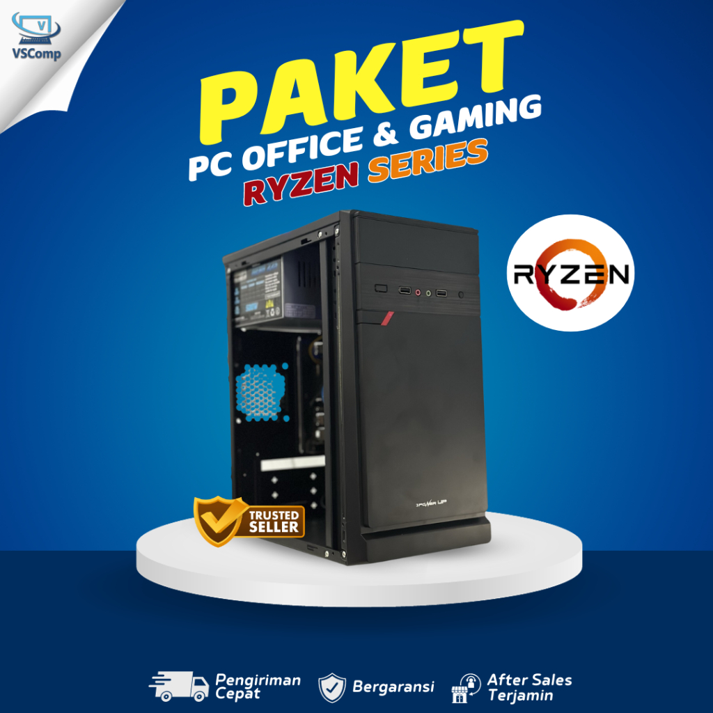 Jual PC Rakitan Office Design AMD Ryzen 5 5500GT 16GB with Radeon RX ...