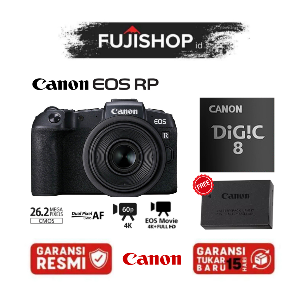 Jual Canon EOS RP Kit 24-105mm IS STM Full Frame Mirrorless Garansi ...