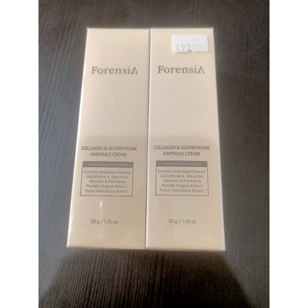 Jual Forensia Made in Korea (collagen & glutathione ampoule cream) dan  exosome spicule ampoule serum