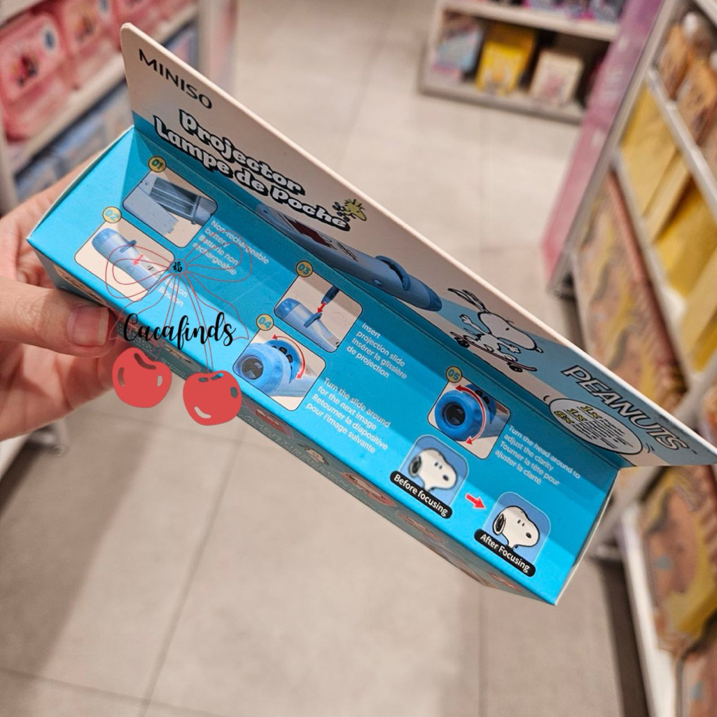 Jual MINISO x Peanuts‼️Projector Lamp / Lampu Proyektor Mainan Anak ...