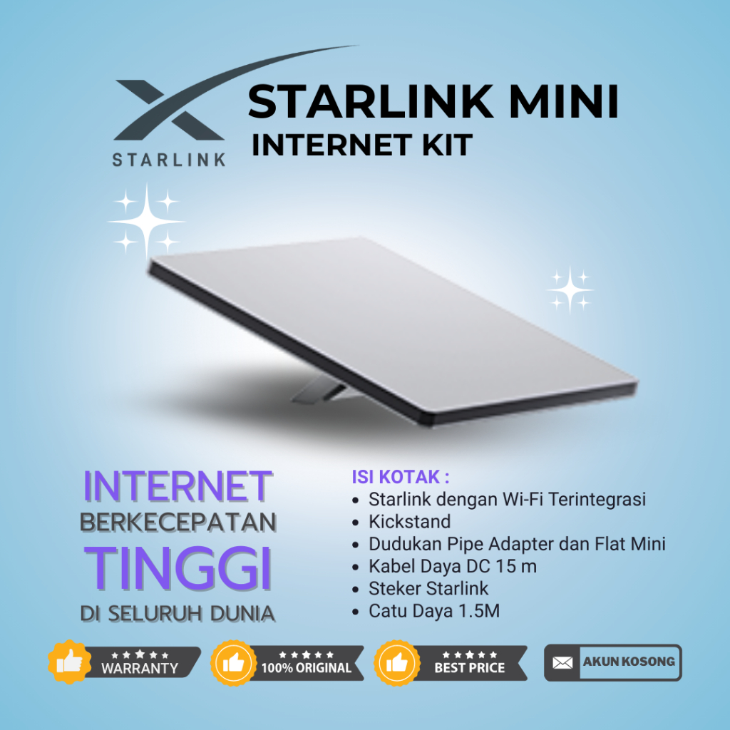 Jual STARLINK MINI INTERNET KIT | Shopee Indonesia