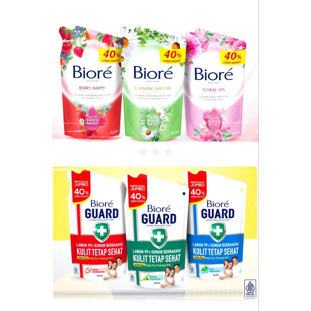 Jual [800 ML] BIORE REFILL 800 ML || BIORE SABUN MANDI CAIR | Shopee ...