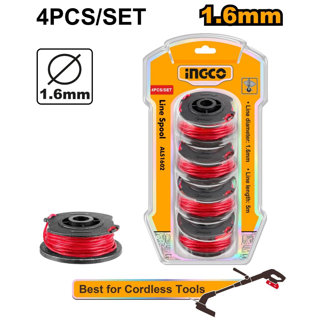 Jual INGCO ALS1602 SENAR POTONG RUMPUT LINE SPOOL 1.6MMx5MTR | Shopee ...