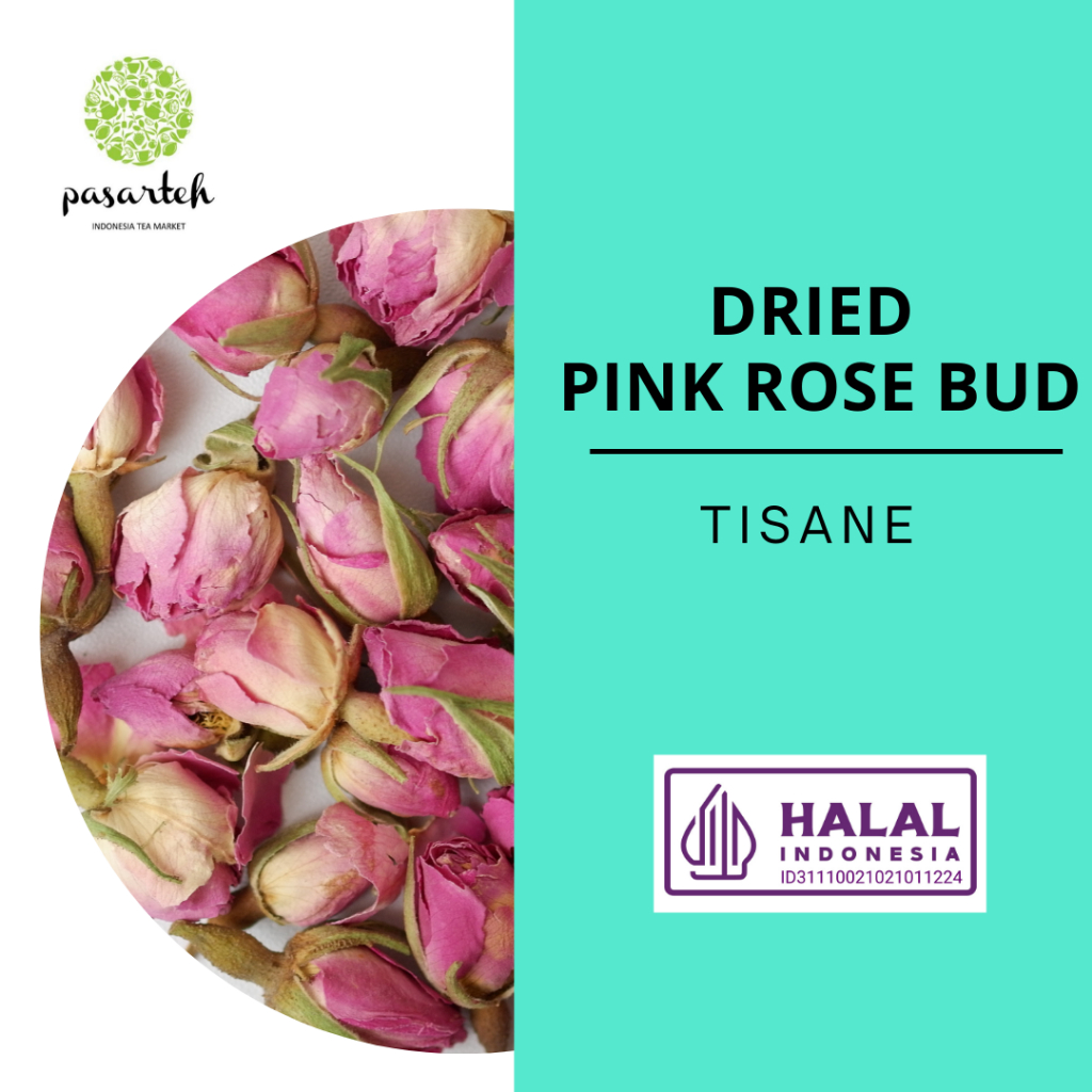 Jual [ pasarteh ] Pink Rose Bud Premium Grade | Tisane | Kuncup Mawar ...