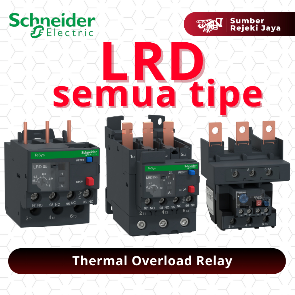 Schneider Thermal Overload Relay LRD