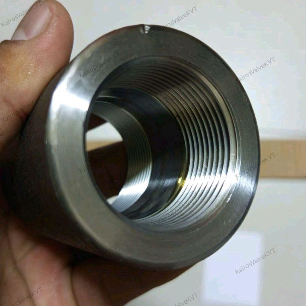 Jual Socket BESI Class 3000 DRAT NPT A105 / Soket Coupling Carbon Steel ...
