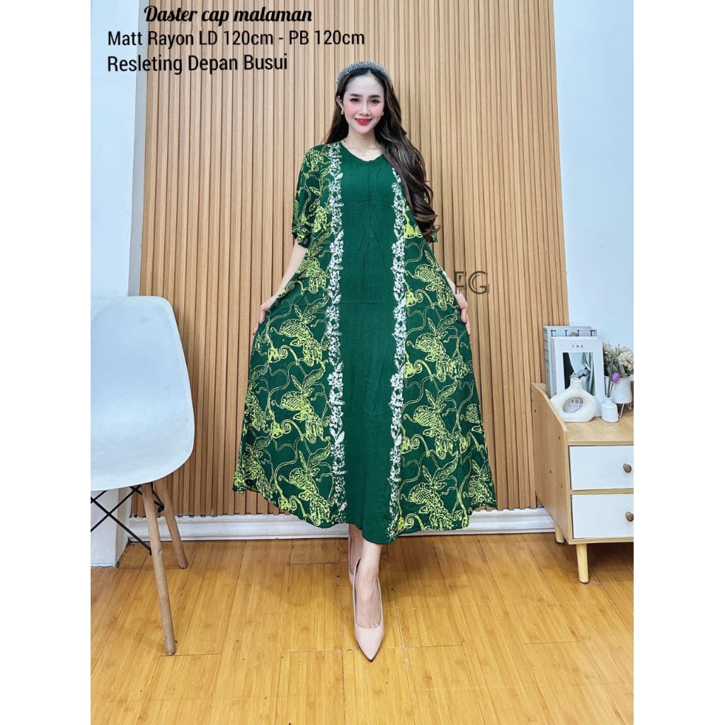 Daster Jumbo Twill Rayon Super Lengan 10