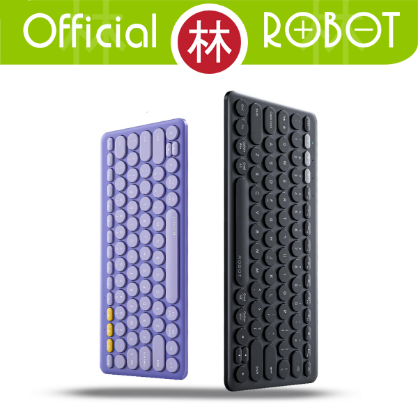 Jual Robot KB40 Keyboard Wireless 3 Koneksi Bluetooth USB Silent Key ...