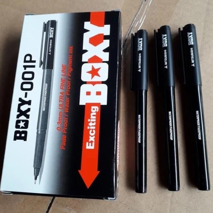 Jual BOXY 001-P 0.3mm MITSUBISHI ORIGINAL (1 lusin / 12 PCS ) | Shopee ...