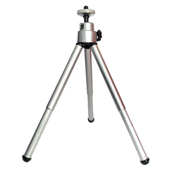 Aluminum Alloy Table Tripod Mini Tripod Metal With Handphone Holder Clip For HP Camera Tripod