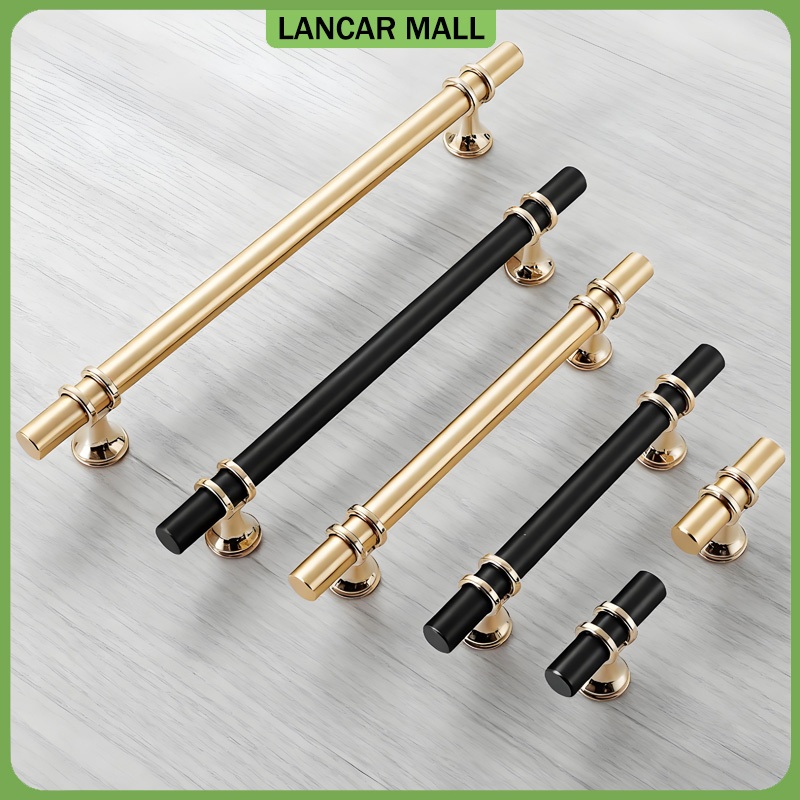 Jual Handle lemari Handle Emas Hitam Gold Black Tarikan Laci Minimalis ...